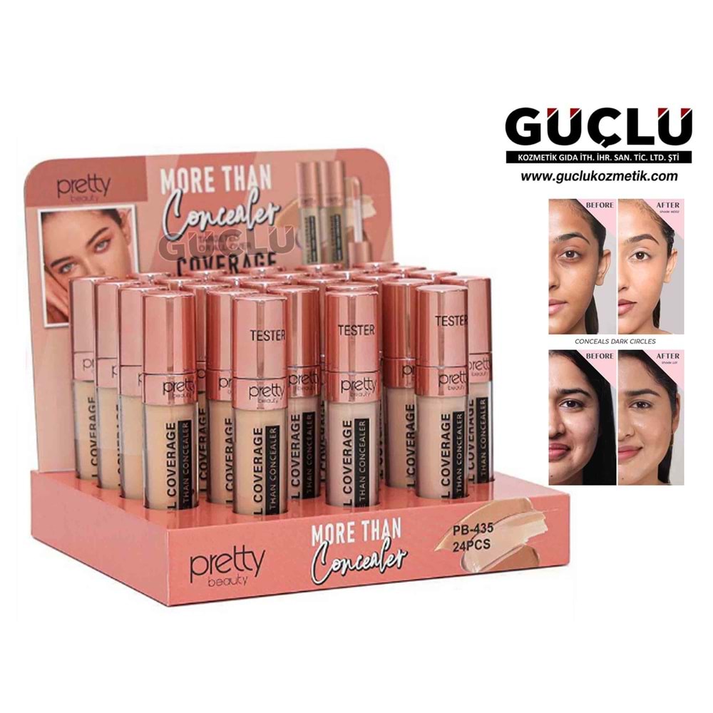 PRETTY B. CONCEALER MORE THAN FULL COVARAGE PB435*24LÜ