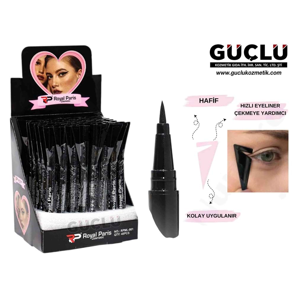 ROYAL P. EYELINER ÇEKME APARATLI RPML001*48Lİ