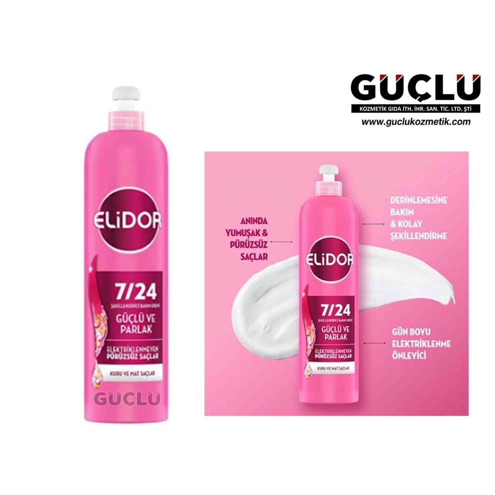 ELİDOR 7/24 BAKIM KREMİ 240ML GÜÇLÜ VE PARLAK 1062*6LI