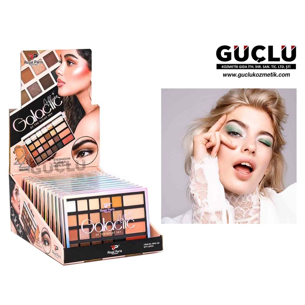 ROYAL P. FAREYESHADOW HIGHLIGHTER GALACİİC 24LÜ RPS155*12Lİ