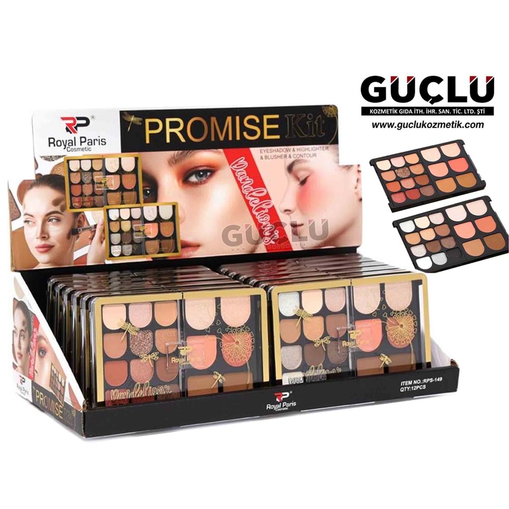 ROYAL P. FAR PROMISE KİT HIGHLIGHTER ALLIK CONTOUR 18Lİ RPS149*12Lİ