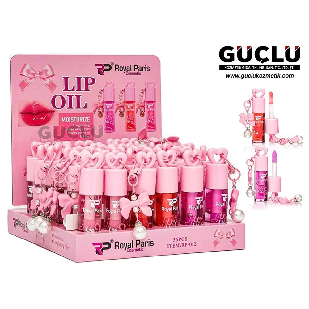 ROYAL P. LİP OİL MOISTURIZE ANAHTARLIKLI RP012*36LI