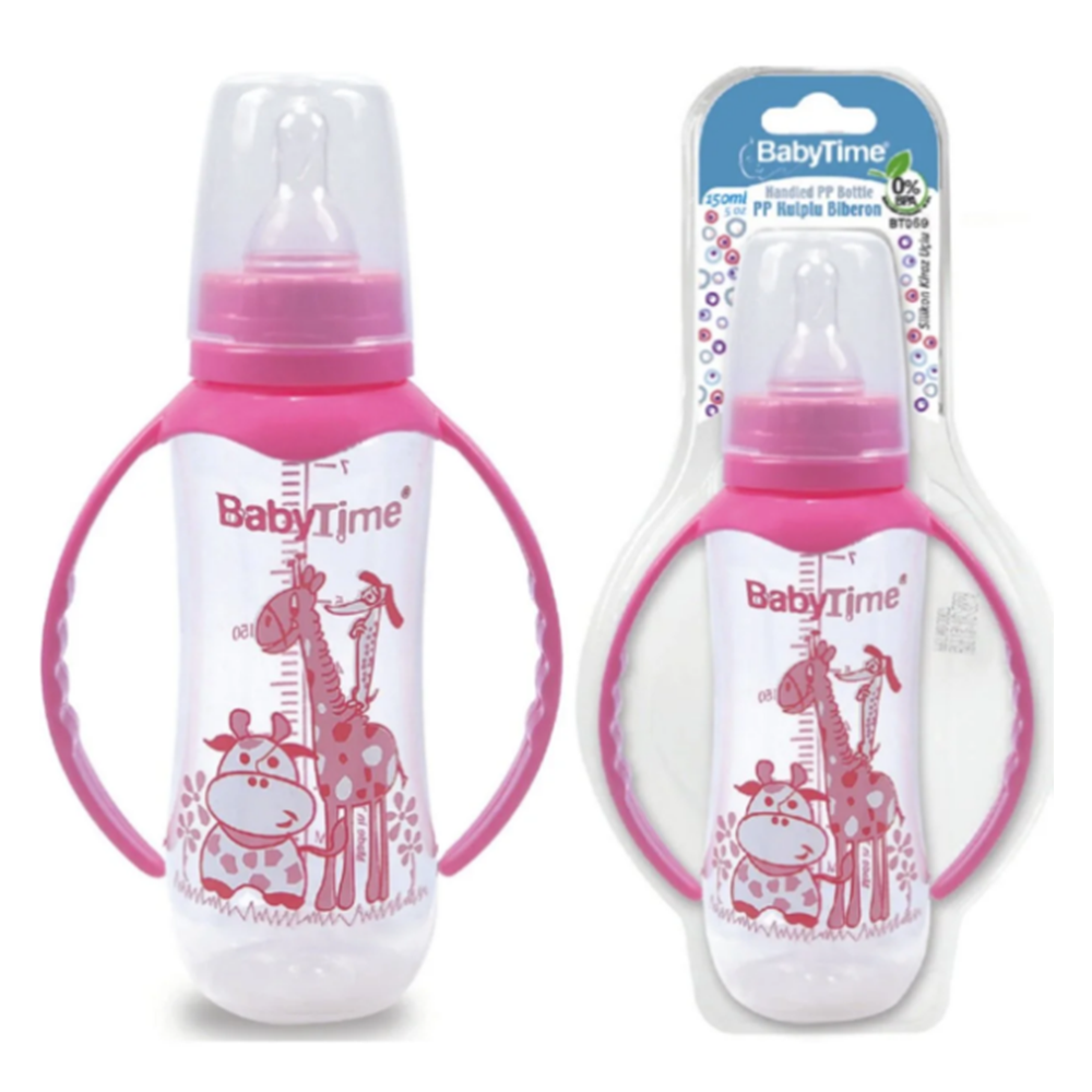 BABYTİME PP BİBERON MİNİ(SİLİKON KİRAZ UÇLU) 60 CC BT081*12Lİ