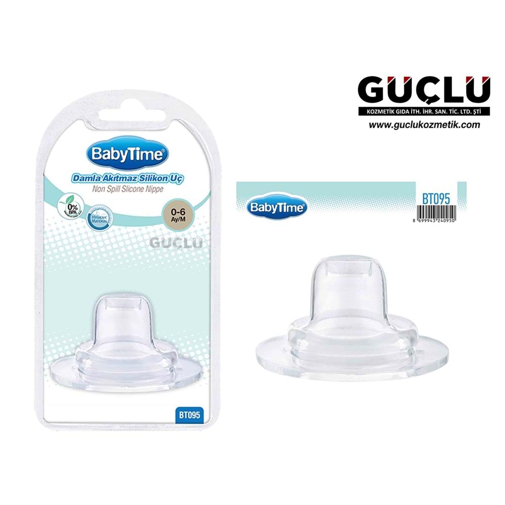 BABYTİME DAMLA AKITMAZ SİLİKON UÇ BT095*18Lİ