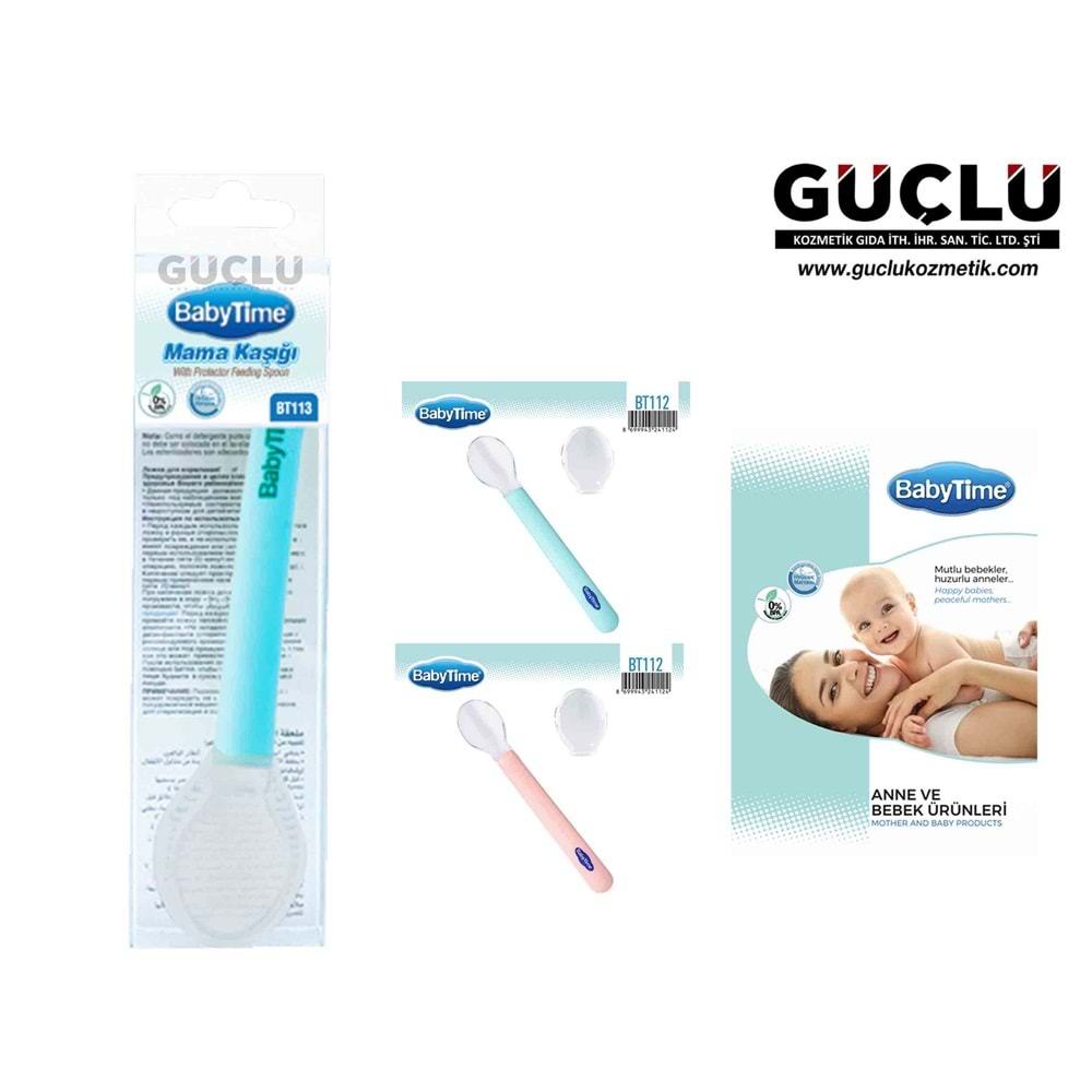 BABYTİME SİLİKON KAŞIK (1LI) BT112*40LI