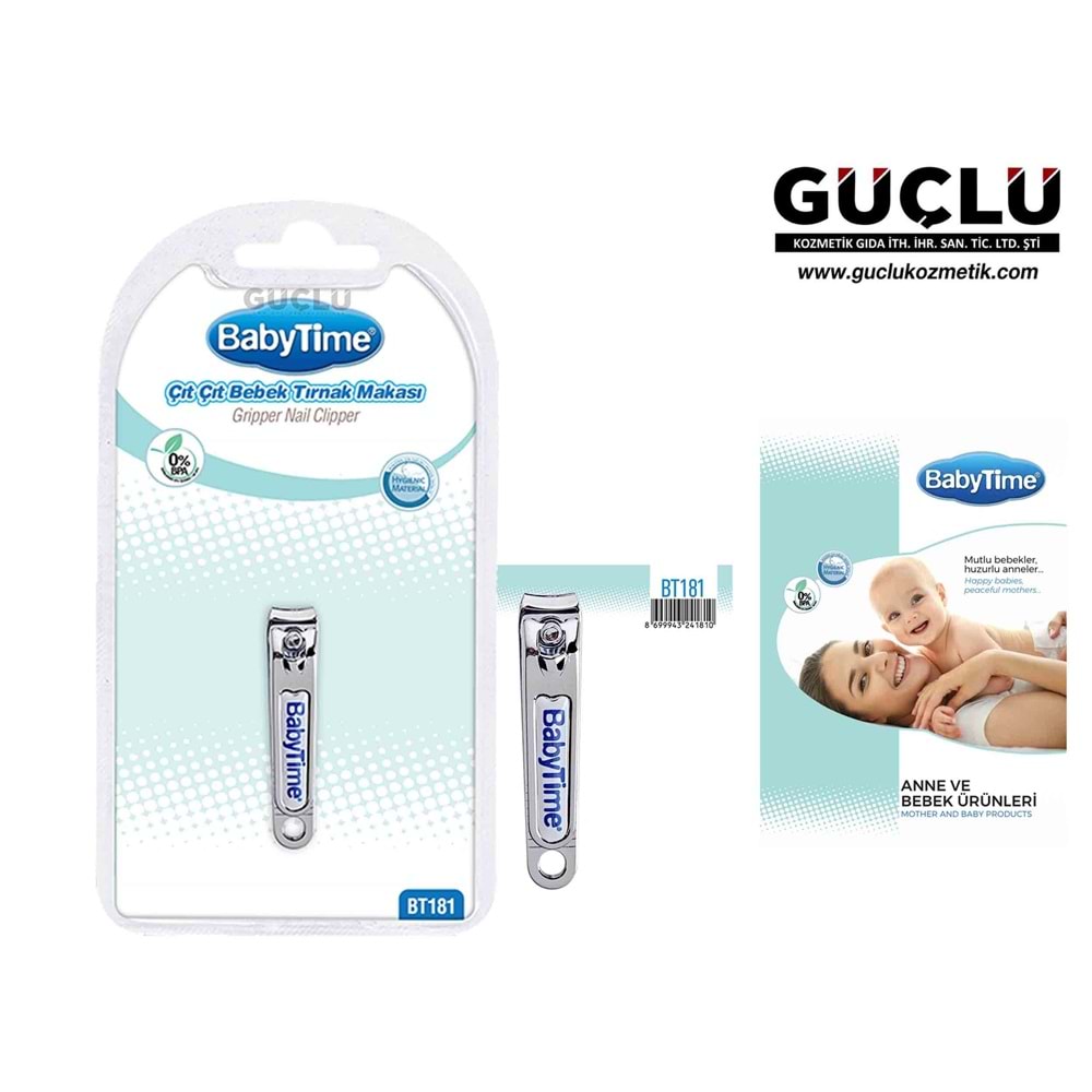 BABYTİME TIRNAK MAKASI ÇIT ÇIT BT181*45Lİ
