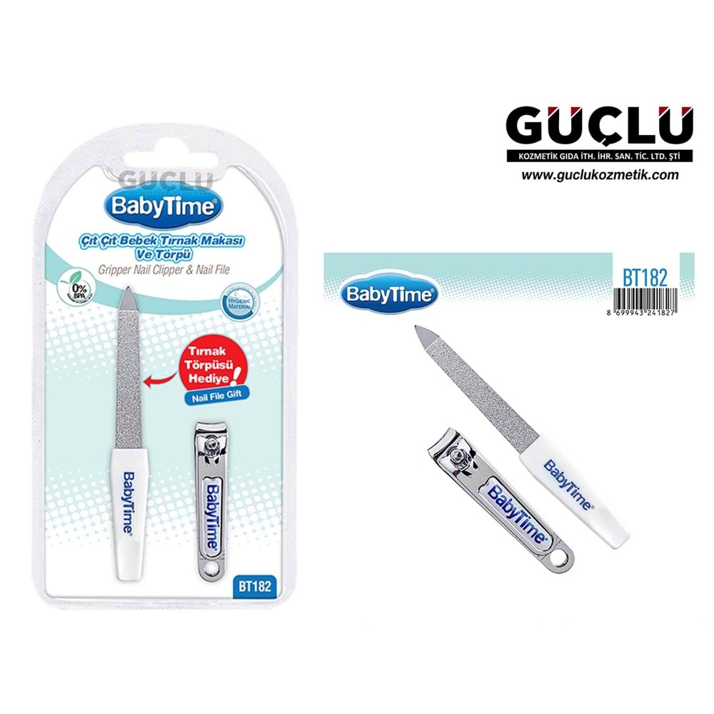 BABYTİME TIRNAK MAKASI ÇIT ÇIT (TÖRPÜ HEDIYELI ) BT182*45Lİ
