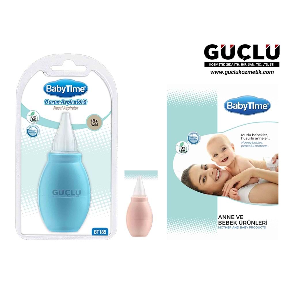 BABYTİME BURUN ASPIRATÖRÜ BT185*18Lİ