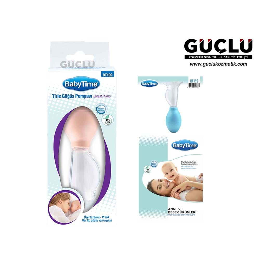 BABYTİME GÖĞÜS POMPASI TIRLE BT192*12Lİ