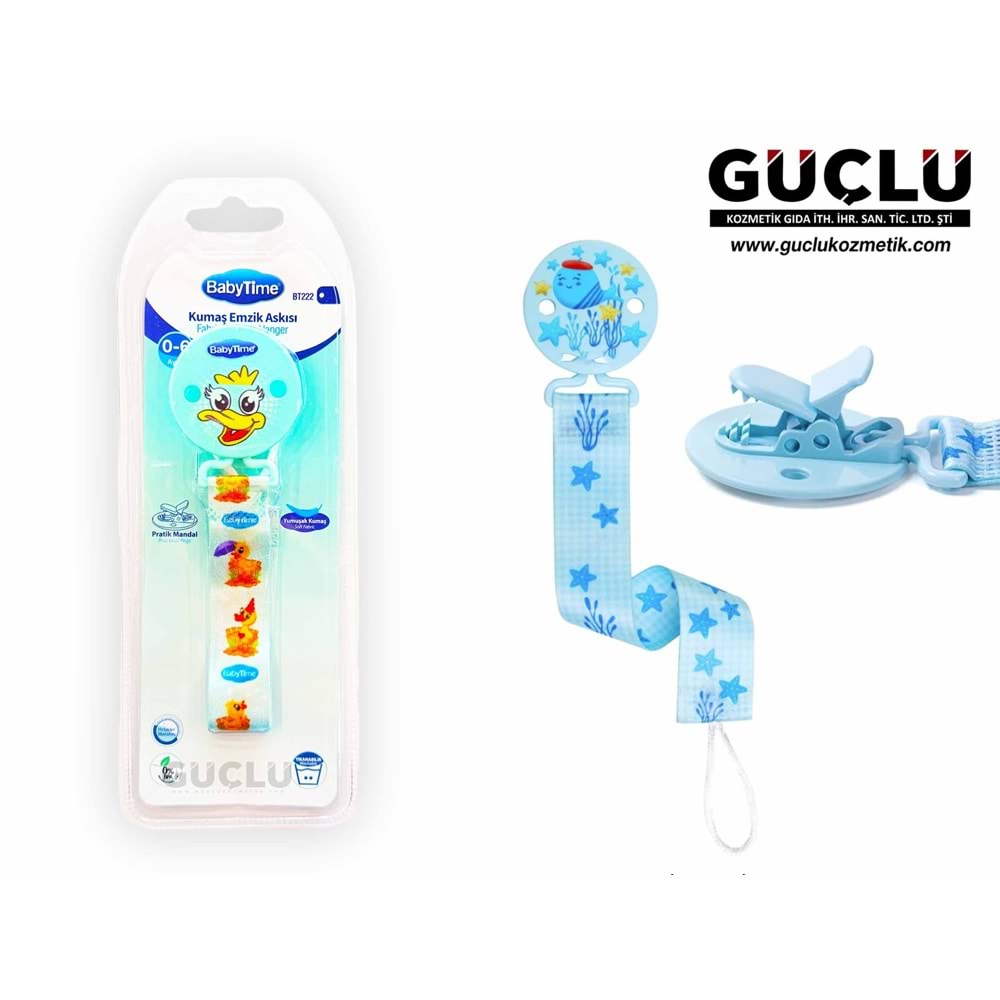 BABYTİME EMZİK ASKISI KUMAŞ BT222*30LU