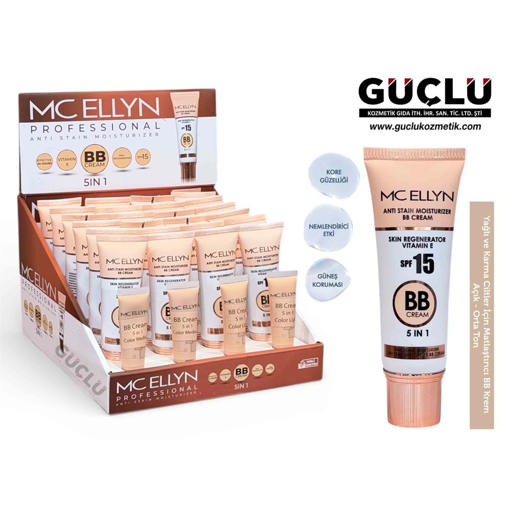 MC ELLYN BB KREM SPF 15 5IN1 0753*24LÜ