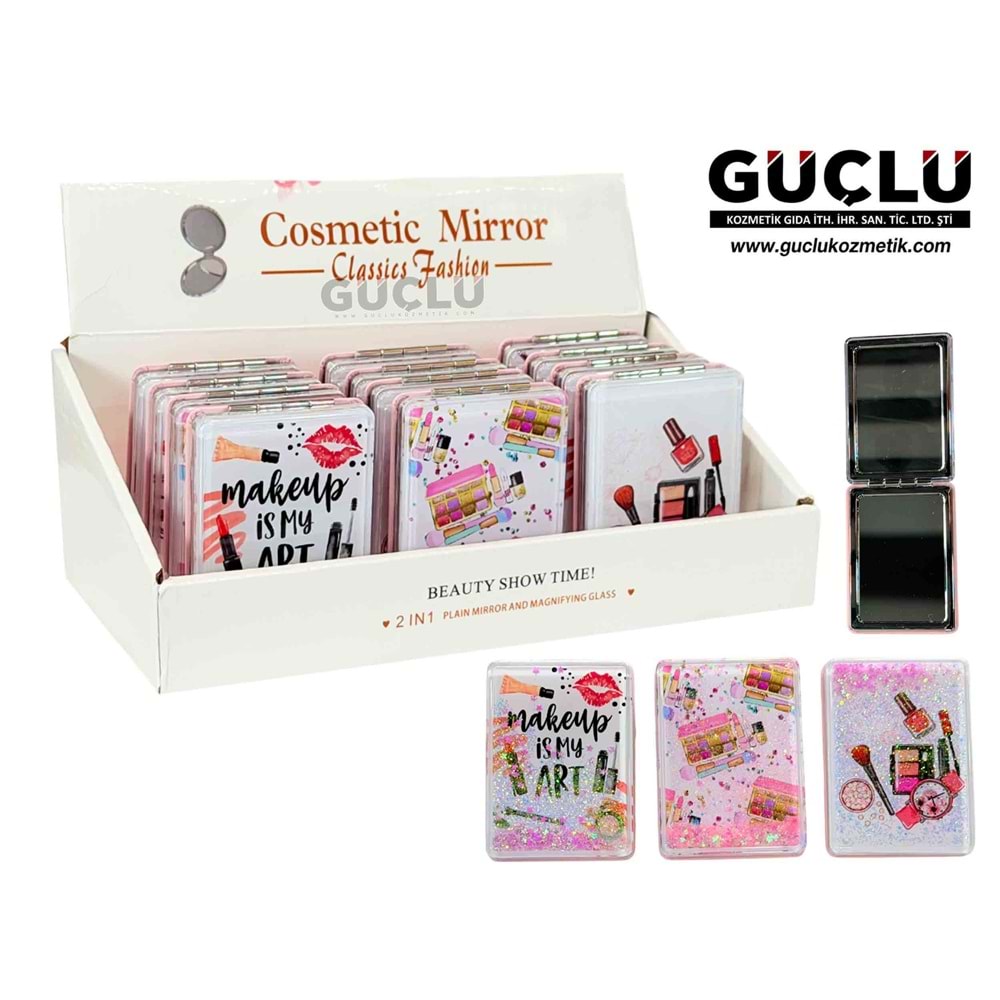 ROYAL P. AYNA COSMETİC MİRROR OVAL RC378*12Lİ