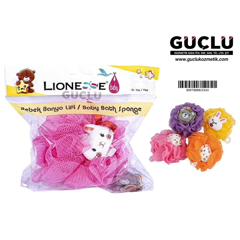 LİONESSE BANYO LİFİ FİGÜRLÜ ÇOCUK 989*24LÜ