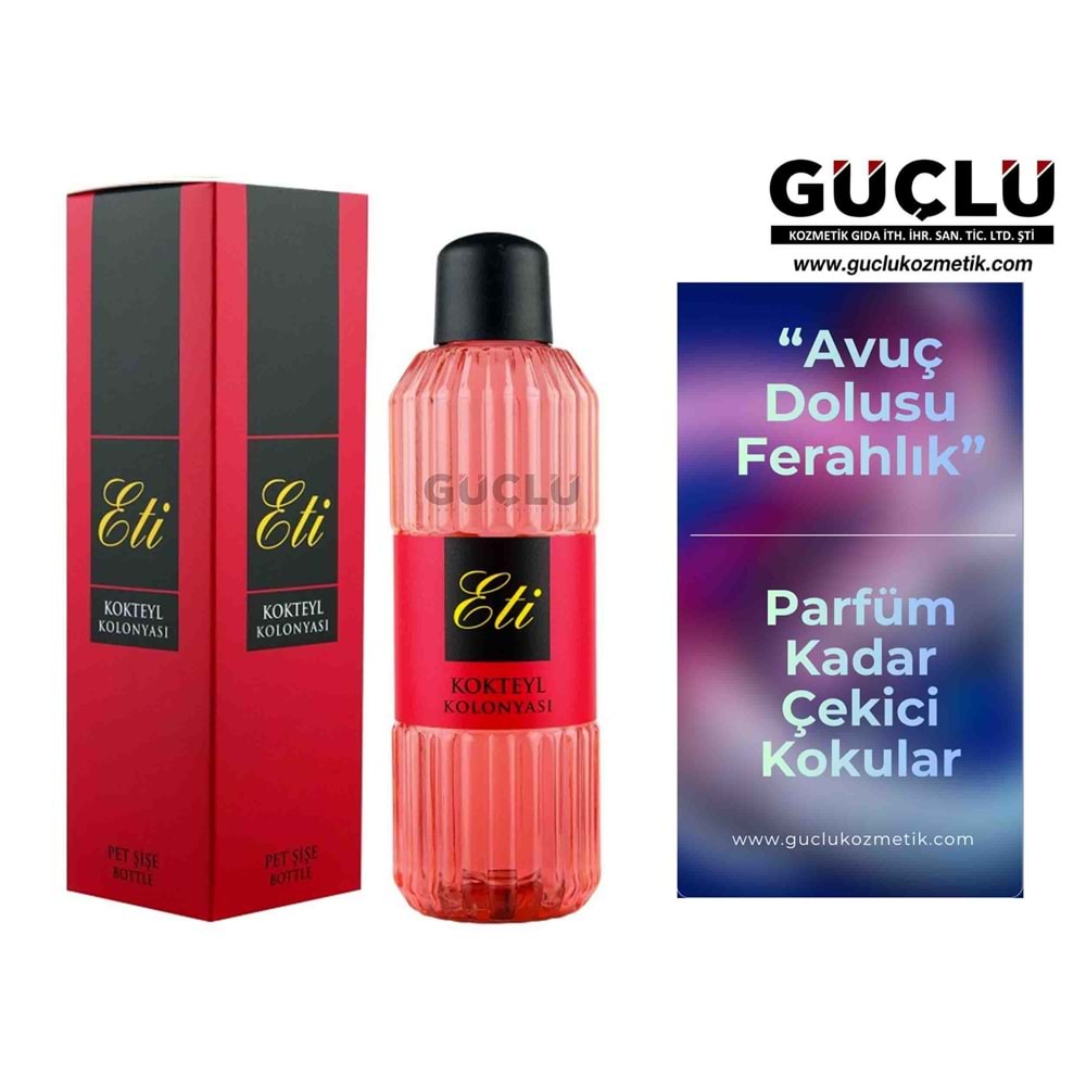 ETİ PARFÜM KOLONYA 350ML PET Ş. KOKTEYL 404*24LÜ