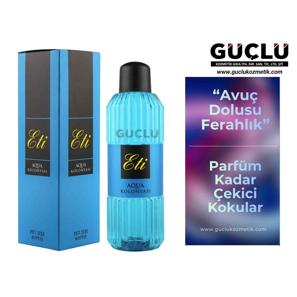 ETİ PARFÜM KOLONYA 350ML PET Ş. AQUA 406*24LÜ