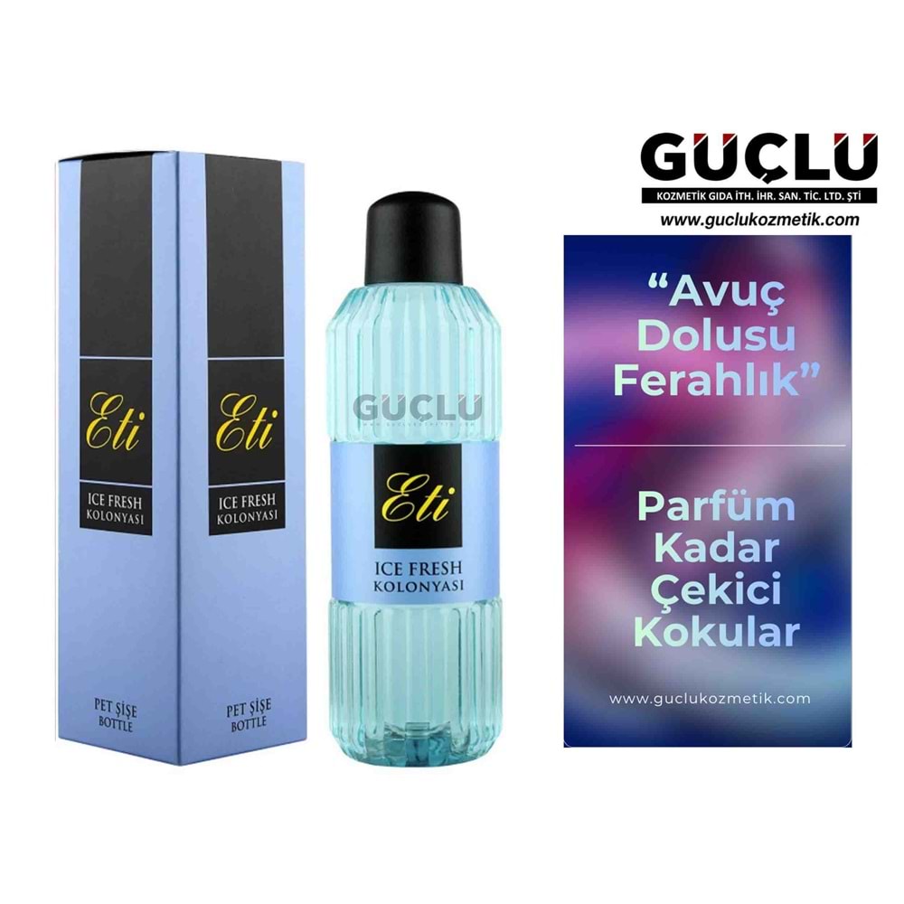ETİ PARFÜM KOLONYA 350ML PET Ş. ICE FRESH 405*24LÜ