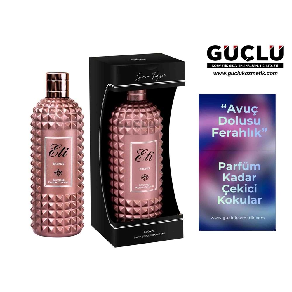 ETİ KOLONYA BUTİK 300ML CAM Ş. BRONZE 504*12Lİ