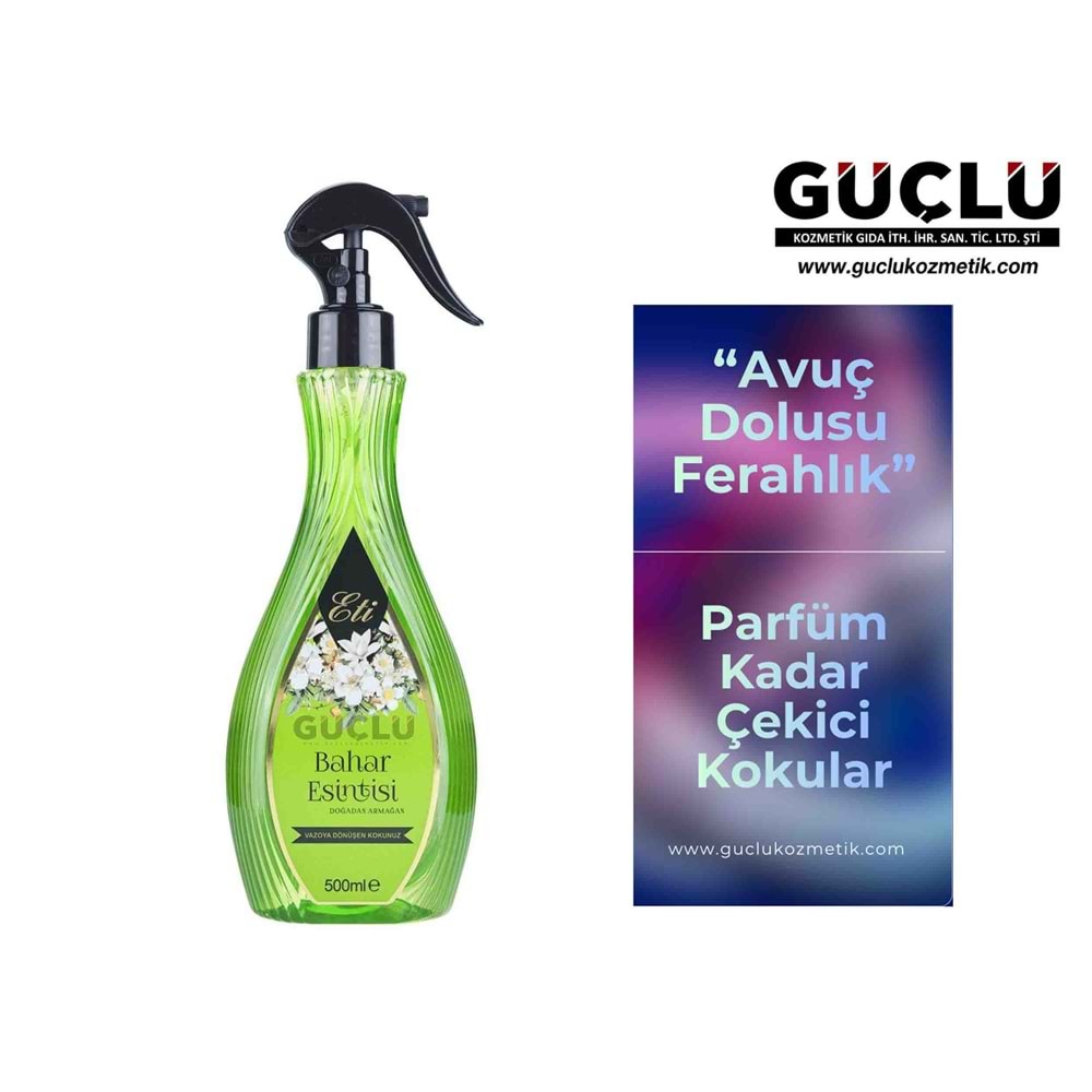 ETİ ODA KOKUSU 500ML PET Ş. BAHAR ESİNTİSİ 803*12Lİ