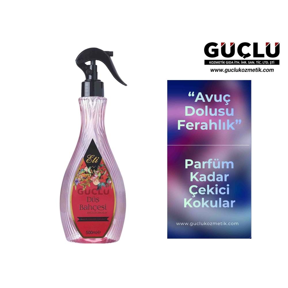 ETİ ODA KOKUSU 500ML PET Ş. DÜŞ BAHÇESİ 804*12Lİ