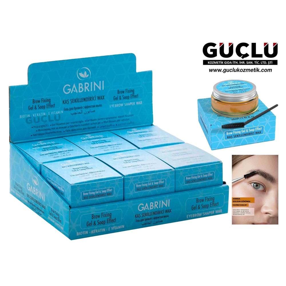 GABRİNİ KAŞ ŞEKİLLENDİRİCİ WAX 7311*12Lİ