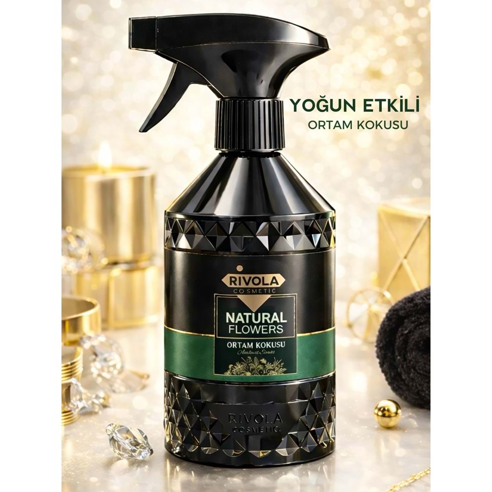 RİVOLA ODA SPREYİ 500ML NATURAL FLOVERS*12Lİ