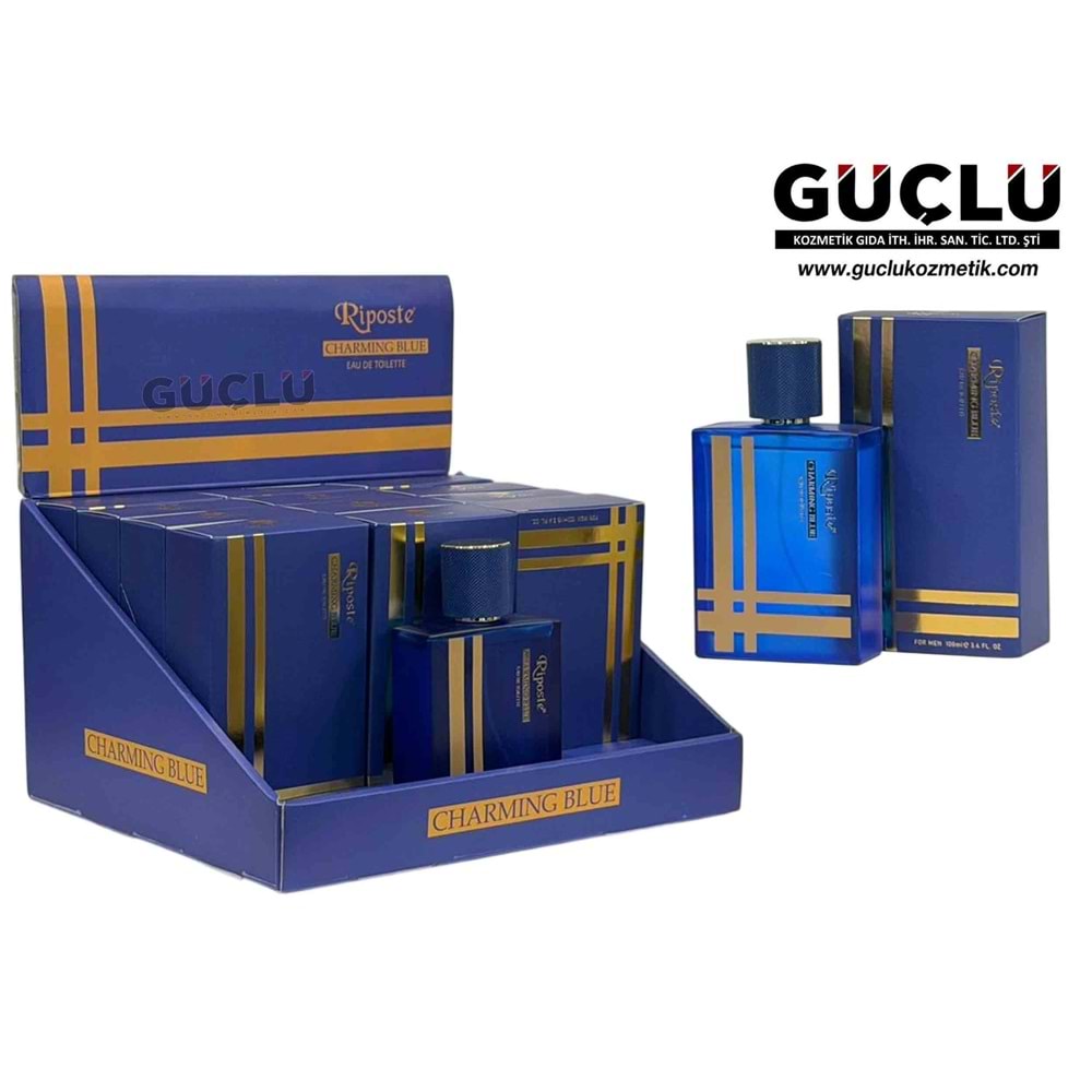 RİPOSTE EDT PARFÜM ERKEK 100ML CHARMING BLUE*12Lİ