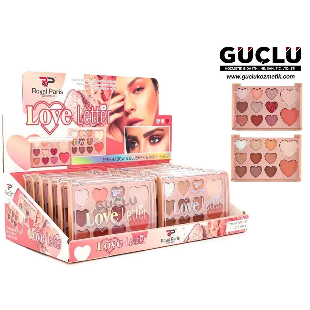 ROYAL P. GÖZ FARI-ALLIK-HIGHLIGHTER 11Lİ LOVE LETTER RPS100*12Lİ