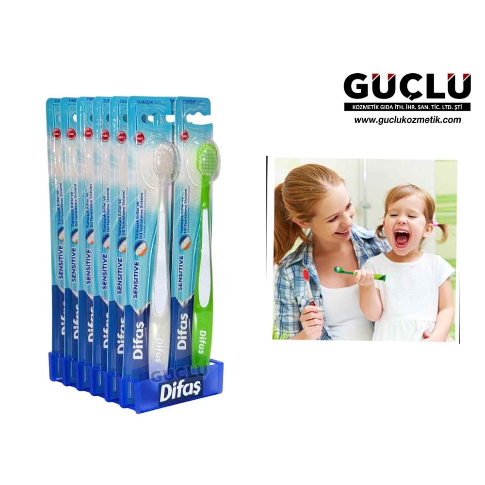 DİFAŞ DİŞ FIRÇASI SENSITIVE 8707*12Lİ