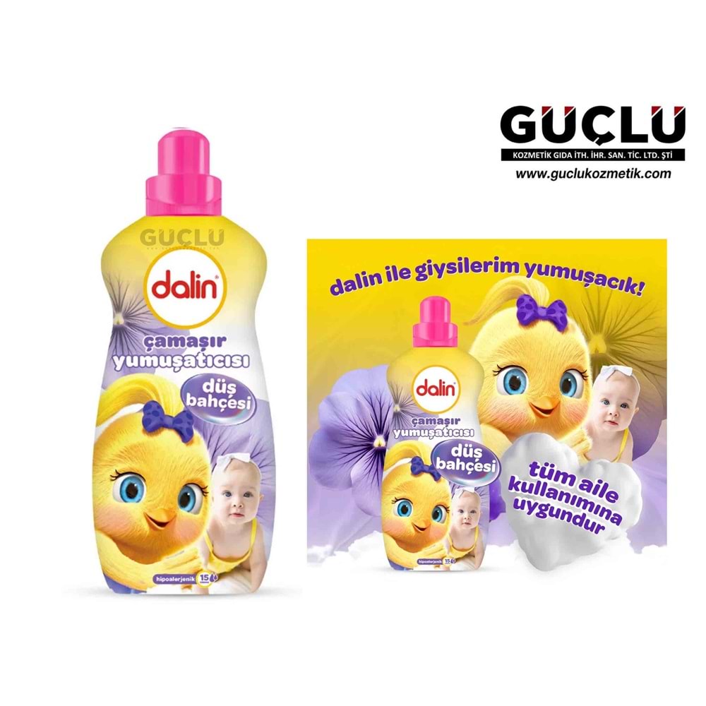 DALİN BEBEK ÇAMAŞ.YUMUŞATICI DÜŞ BAHÇESİ 1500ML 0709*6LI