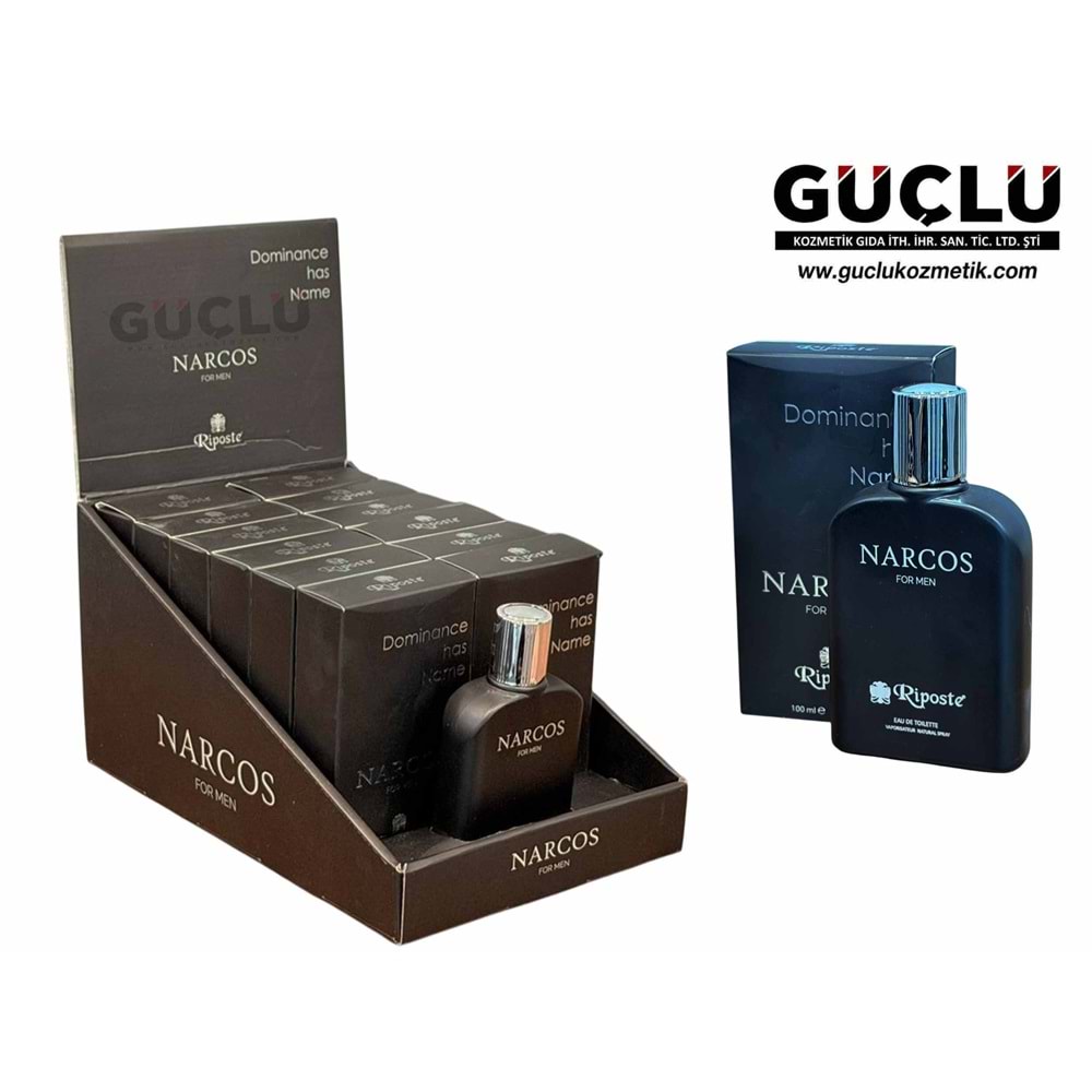 RİPOSTE EDT PARFÜM ERKEK 100ML NARCOS*12Lİ