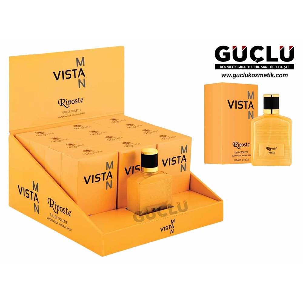 RİPOSTE EDT PARFÜM ERKEK 100ML VISTA*12Lİ