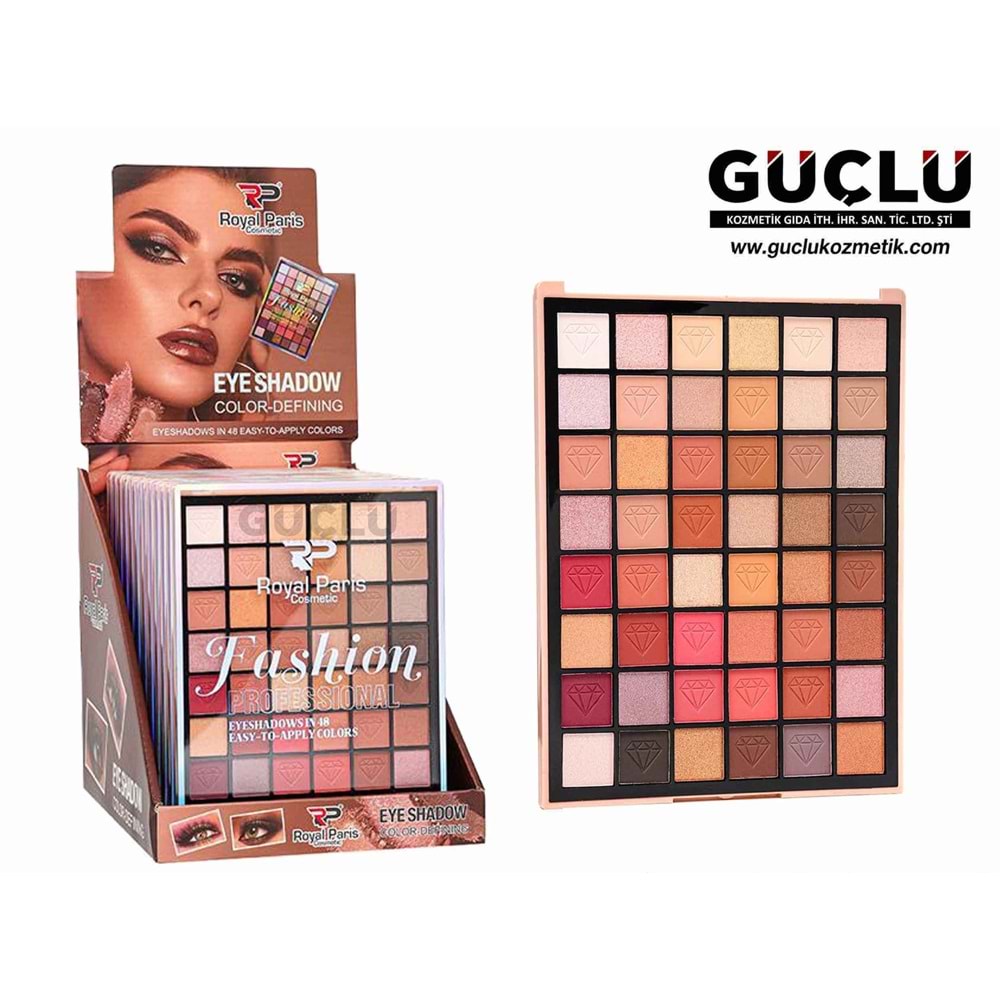 ROYAL P. GÖZ FAR PALETİ 48Lİ FASHİON RPJ001*12Lİ