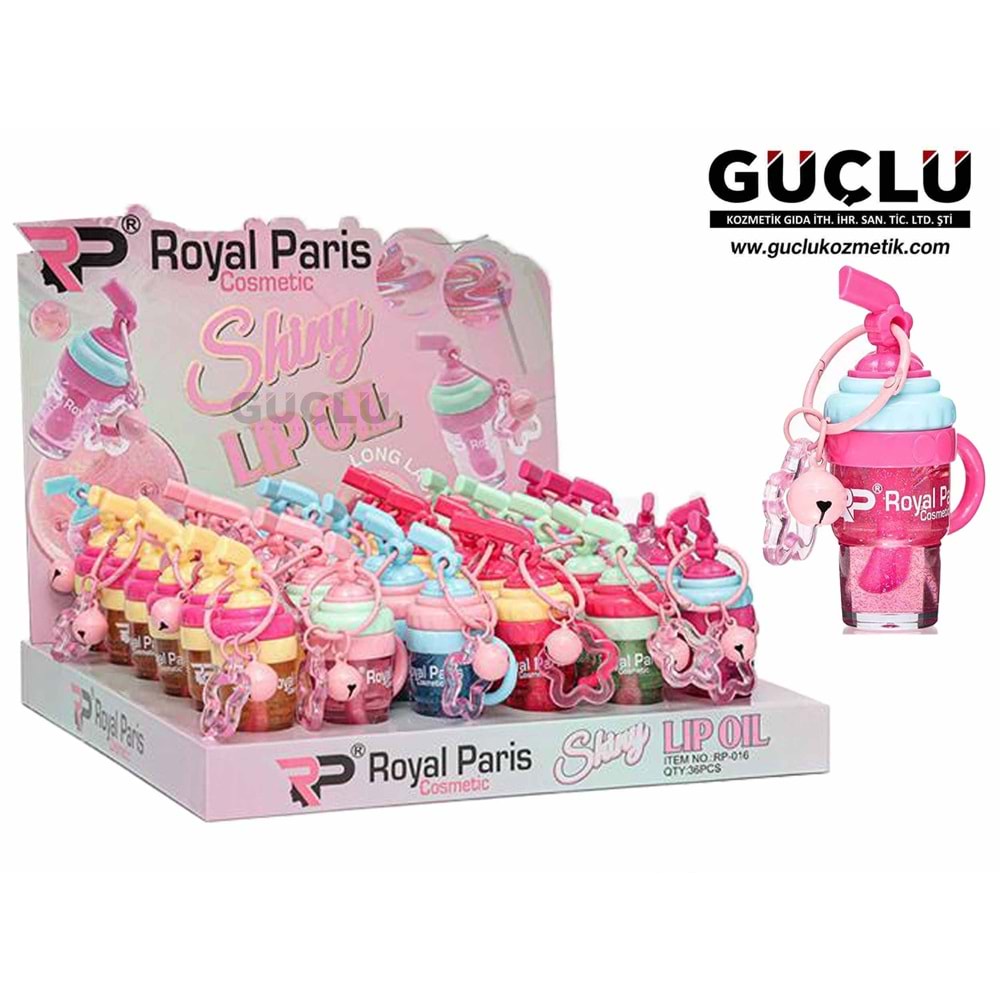 ROYAL P. LİP OİL ANAHTARLIKLI SHINY RP016*36LI