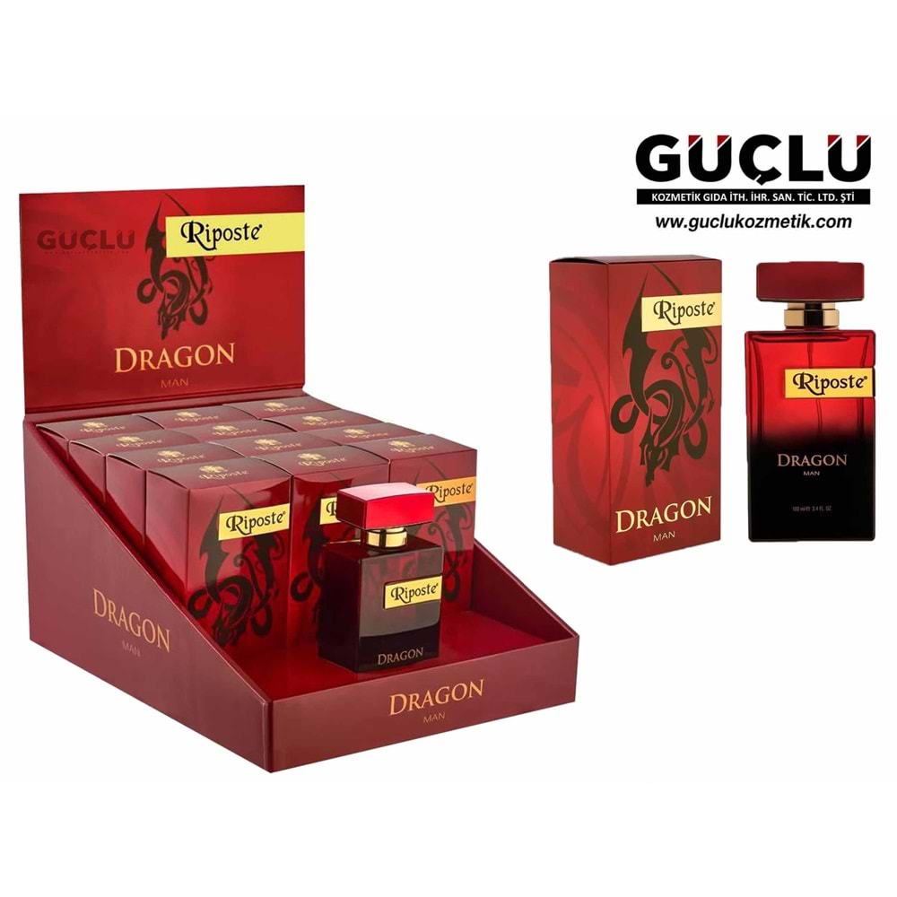 RİPOSTE EDT PARFÜM ERKEK 100ML DRAGON*12Lİ
