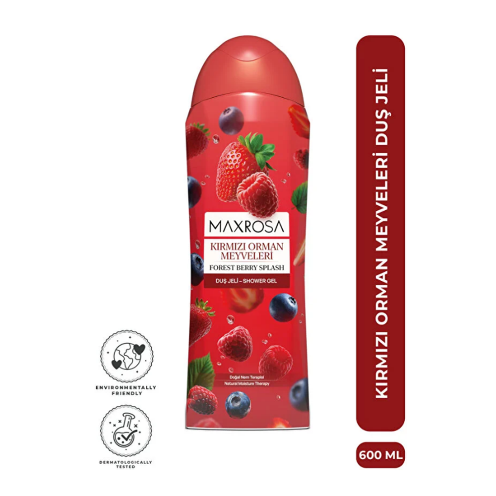 DERMOKİL MAXROSA DUŞ JELİ 600ML ORMAN MEYVELERİ*20Lİ