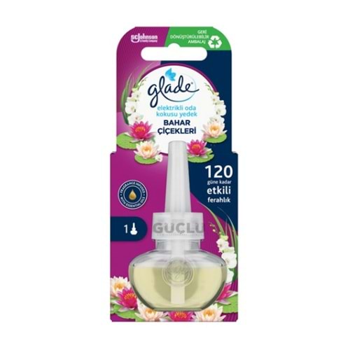 GLADE ELEKTİRİKLİ ODA KOKUSU 20ML YEDEK BAHAR ÇİÇEKLERİ*6LI