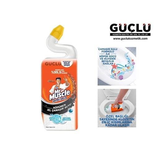 MR MUSCLE KÖPÜREN JEL ÇMŞR SUYU 750ML MARİNE*12Lİ