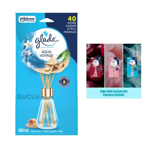 GLADE ÇUBUKLU ORTAM KOKUSU 100ML AQUA VOYAGE*6LI