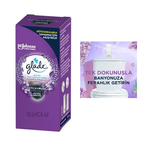 GLADE MİNİ BANYO KOKUSU YEDEK 10ML LAVANTA*12Lİ