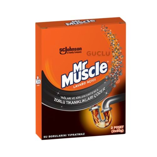 MR MUSCLE GRANÜL LAVABO AÇICI 2x50G*24LÜ