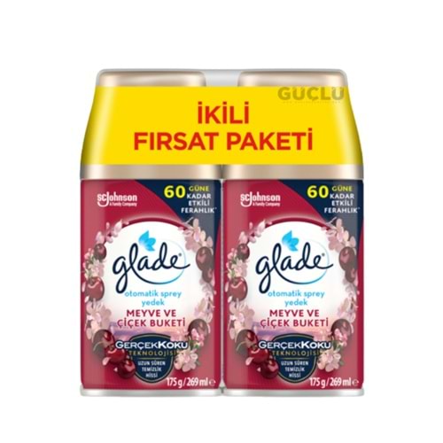 GLADE OTOMATİK M. SPRY YEDEK 269ML 2 Lİ PEONY*3LÜ