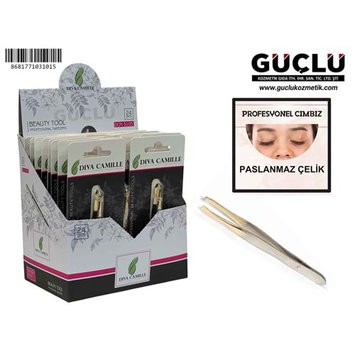 DİVA CAMİLLE CIMBIZ DÜZ AĞIZ SOFT DCM-3101*48Lİ