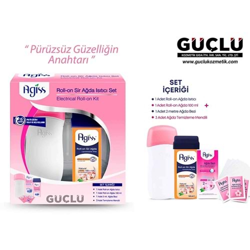 AGİSS SİR ROLLON AĞDA ISITICI SET KUTULU*12Lİ