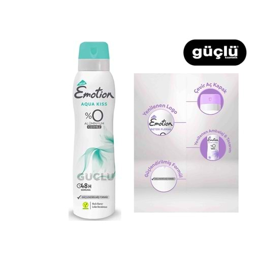 EMOTİON DEO 150ML AQUA KISS*6LI