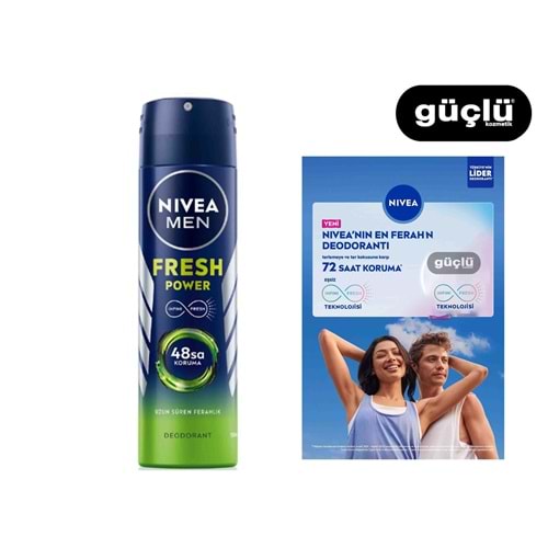NİVEA DEO ERK 150ML FRESH POWER*6LI