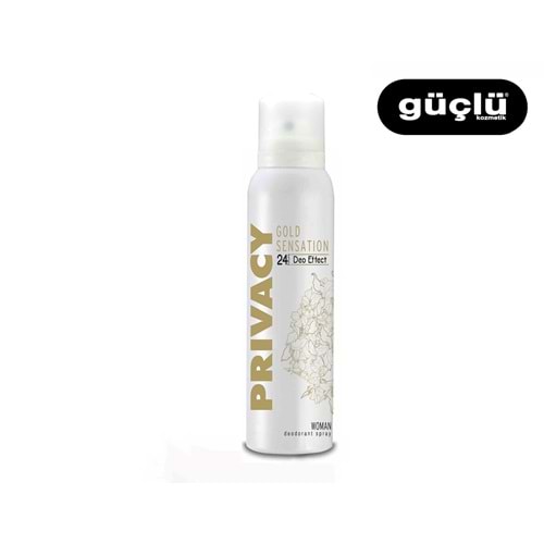 PRIVACY DEO WOMEN 150ML GOLD SESATION*6LI