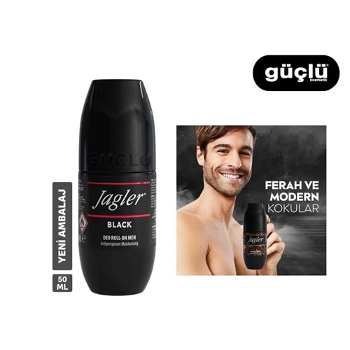 JAGLER ROLL-ON 50ML ERKEK BLACK*24LÜ