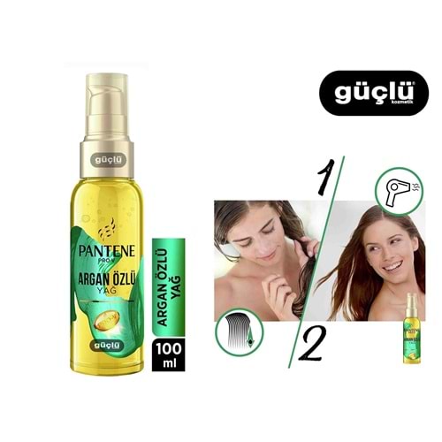 PANTENE SAÇ BAKIM YAĞI SERUM 100ML ARGAN ÖZLÜ *6LI