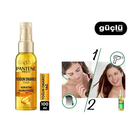 PANTENE SAÇ BAKIM YAĞI SERUM 100ML ONARICI KERATİN*6LI