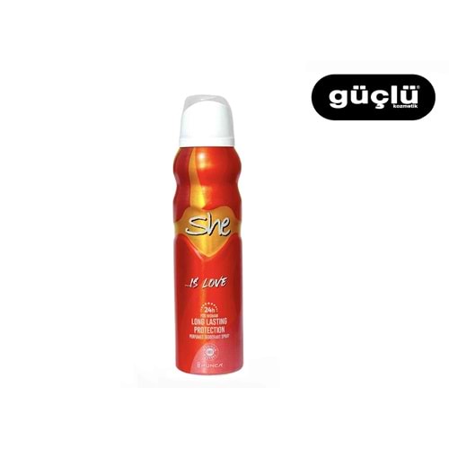 SHE DEODORANT 150ML İS LOVE